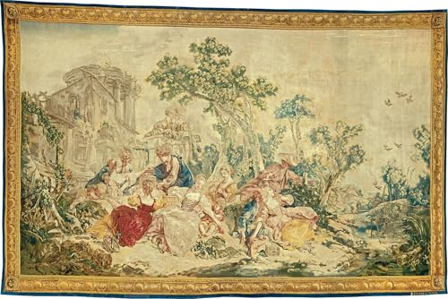 Art portrait François Boucher prestige sur toile de coton pour décoration murale exigeante