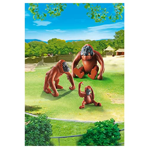 Playmobil 6648 Deux Orangs Outangs Avec Bébé - vue 3