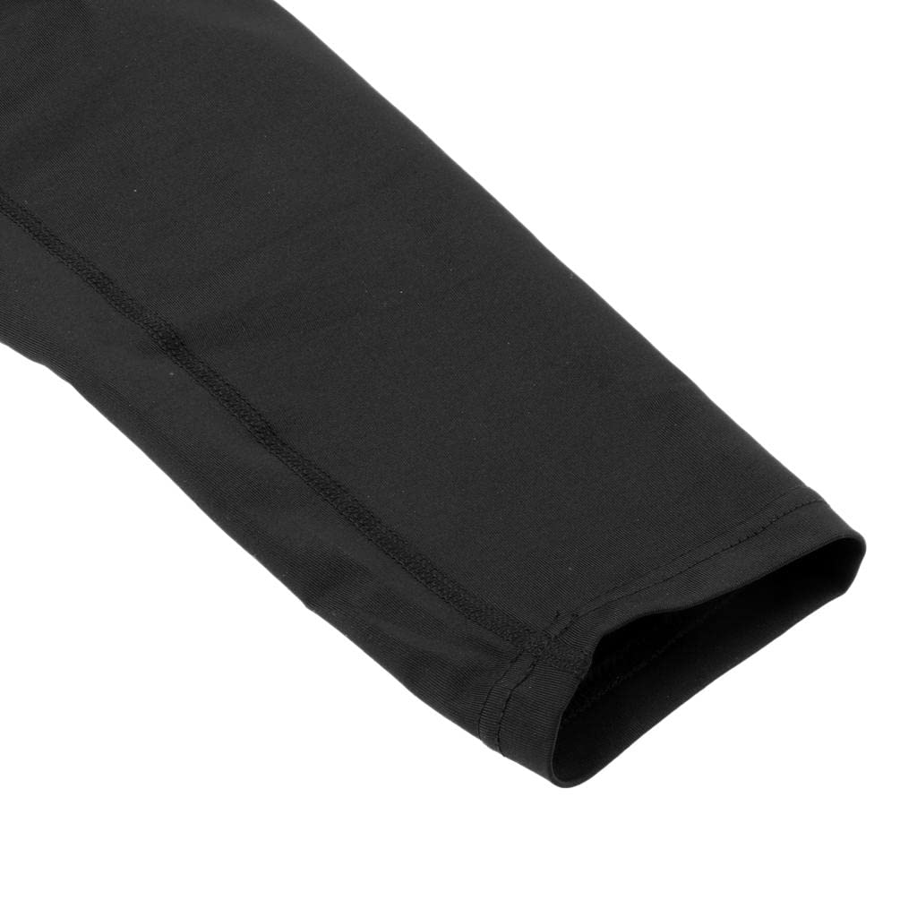 Camiseta de Compresión Deportiva para Hombre Protección Acolchada en Hombros Pecho y Cintura Tejido Elástico y Transpirable Adecuada para Ciclismo