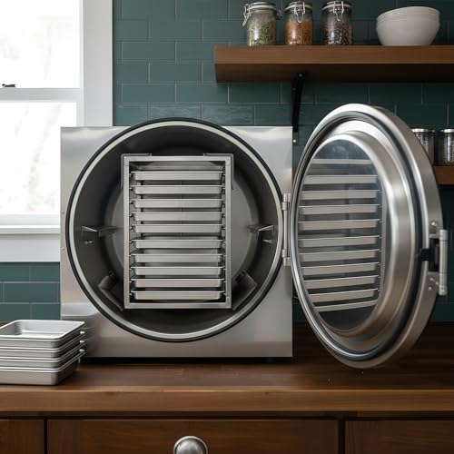 Otoolling 4 PC Ice Stop Guard Set Freeze Dryer Accessories for Medium Harvest Right Freeze Dryer Tray Rack Home