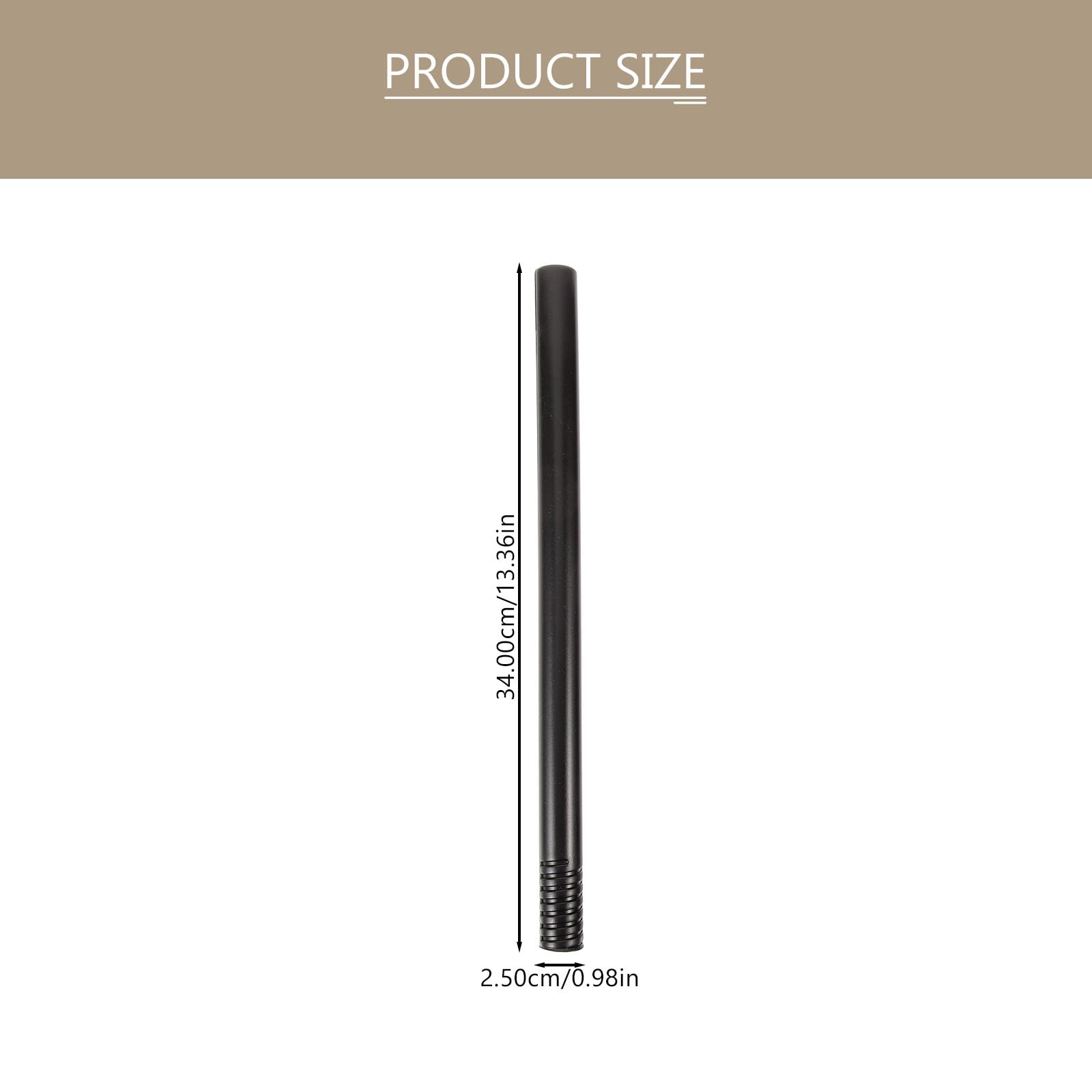 LOGOFUN 4pcs Halloween Witch Broom Sticks Plastic Witch Broomstick Props Black Witch Broom Replacement Pole for Wizard Flying Broom Accessory