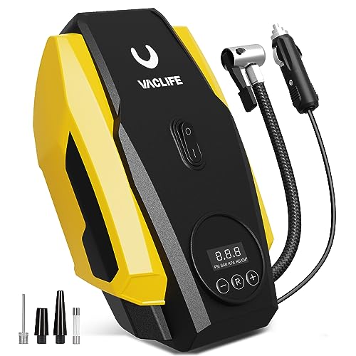 VacLife Tire Inflator Portable Air Compressor Air Pump for Car Tires