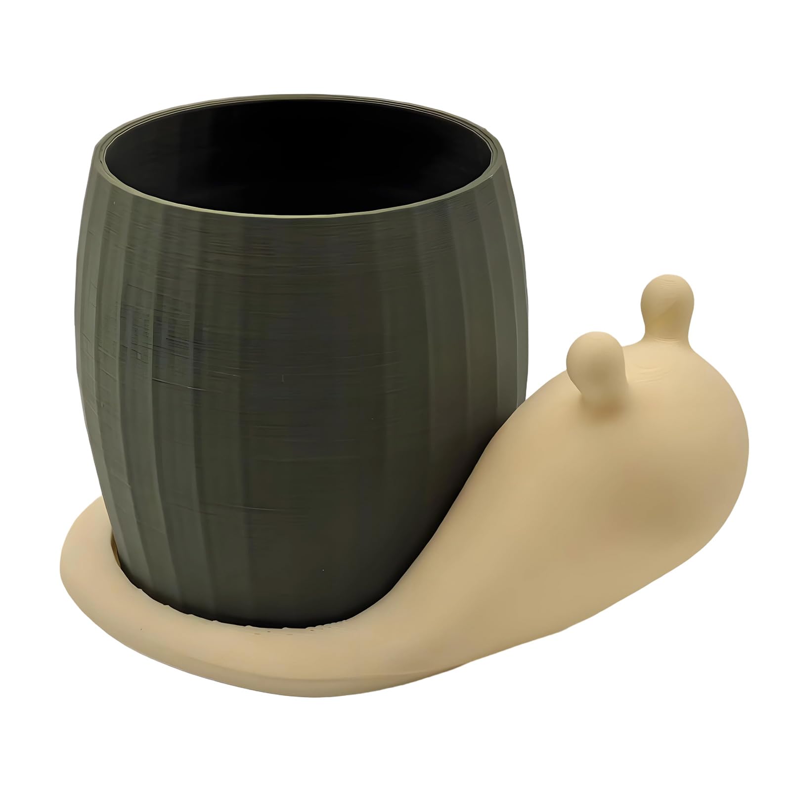HZGFNBZ Snail Fleshy Plant Flower Container for Home Green Potted Personality Ornaments Home Container Planter Kitten
