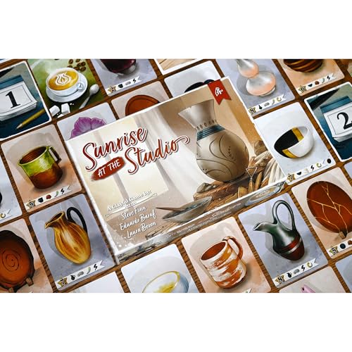 Sunrise at The Studio - Pottery Set Collection & Drafting Game miniatura 7
