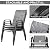 LUTINLIX Outdoor Dining Set for 6,7pcs Patio Table and Chairs Set with Adjustable Umbrella Hole,Heavy Duty 63”x37.8” Metal Dining Table and Stackable Patio Chair for Yard, Garden, Porch