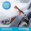 BIRDROCK HOME Snow Brush with Detachable Ice Scraper for Car - Flexible Snow Remover and Windshield Cleaning Tool with Wide Bristle Brush - Winter Sweeper for Auto, SUV - Size: 24" L x 9" W - 1 Pack #3