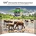 DEATTI Wildkamera mit Handyübertragung APP, 4K 48MP HD WLAN Bluetooth Wildkamera mit Bewegungsmelder Nachtsicht, 120 °Weitwinkel Wildtierkamera, IP66 Wasserdicht, 32GB SD Karte und 8*AA-Batterien