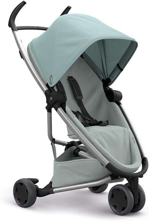 Quinny Zapp Flex Stylish Comfort Three Wheels Buggy with Many Extras, Lightweight, Compact, Foldable, Suitable from Birth Frost on Grey