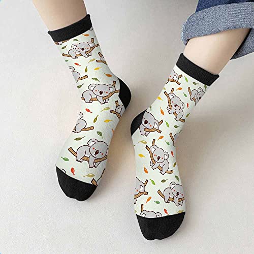 Image of Crew Socks for Woman Size 6-8 Tropical Wildlife Bright Teal Girls Socks
