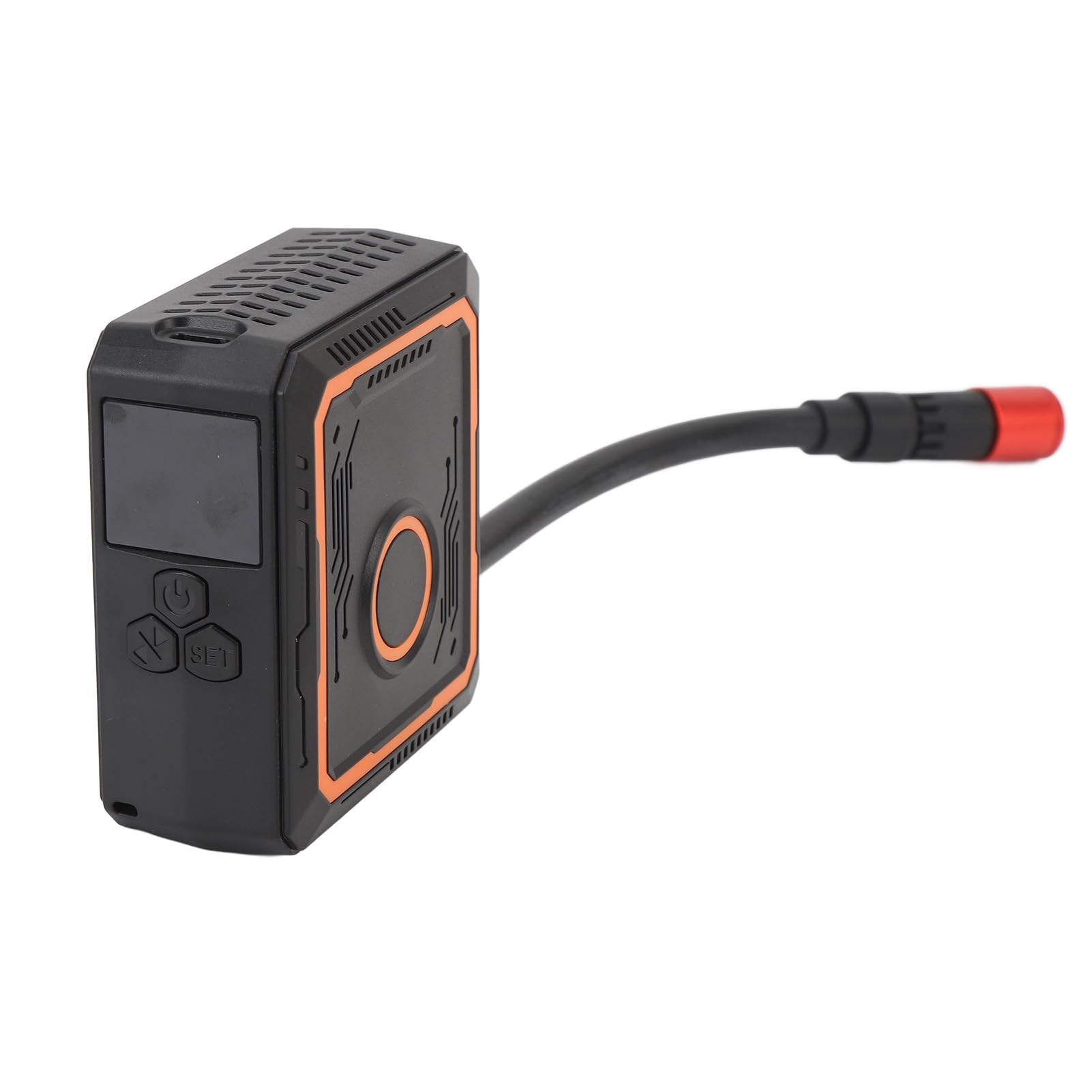 Bomba de aire eléctrica para bicicleta recargable, pantalla LED, inflador rápido inalámbrico de 150 Psi con batería de 2400 mAh para coche, motocicleta, balón, baloncesto, fútbol
