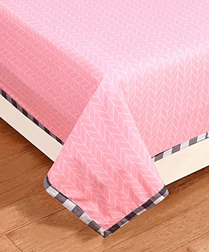Image of RD TREND Cloud Cotton AC Summer Chadar for Sleeping | 210 TC Soft Lightweight Breathable Single Topsheet /Odhne Wali Chadar | Single Bed Bedsheet 60x90 Inch Pink