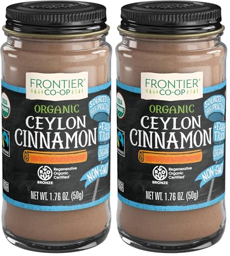 Frontier Natural Products Cinnamon, Og, Grnd Ceyln, Ft, 1.76-Ounce (Pack of 2) image 4