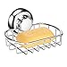 MaxHold Cesta de jabón /Jaboneras Ventosas - Sistema de vacío - Acero Inoxidable Nunca se oxida - para baño y Cocina