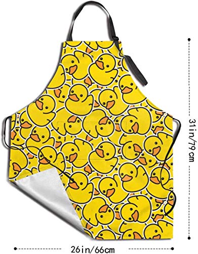 Wodealmug Women Duck Animal Apron Adjustable Neck Kitchen Bib Cook Apron With Pocket For Cooking Baking Gardening #TOP2