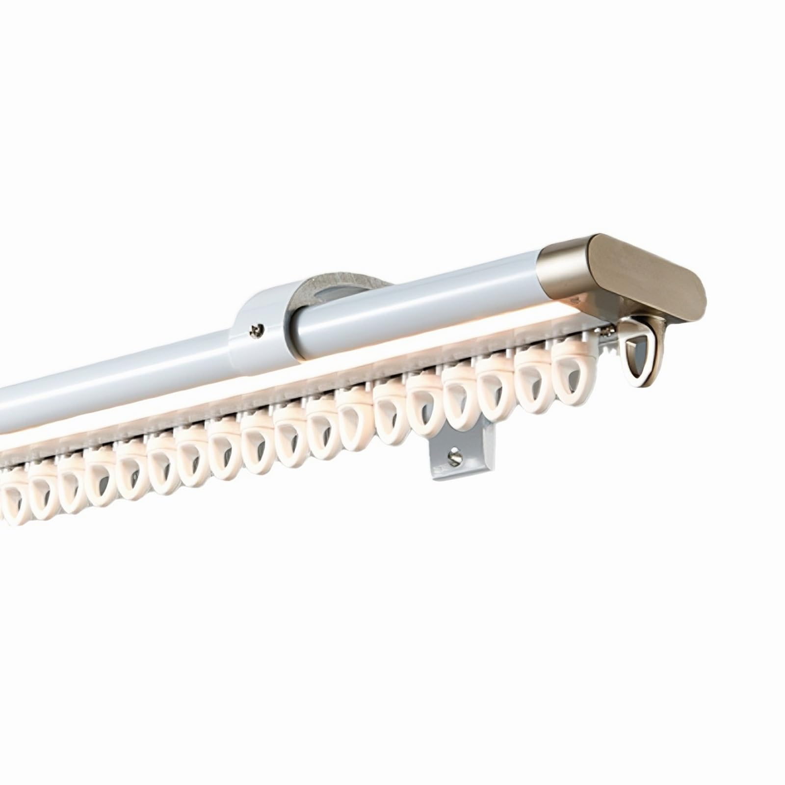 Binario in alluminio resistente con luci a LED, robusto sistema a parete per decorazione di casa e ufficio, 4 m / 13.1ft, ideale per appendere opere d'arte e visualizzare foto