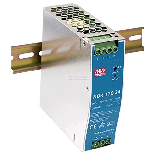 Din-Rail Alimentation 120W 12V 10A ; MeanWell NDR-120-12 ; Transformateur
