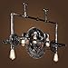 Produktbild American Industrial Weinlese-große Kronleuchter Kreative Holz Gang Pendelleuchte Steampunk Wasserrohr Hängelampe Restaurant Dekoration 6 Köpfe Deckenleuchte Durable Metallpendelleuchten iDWX