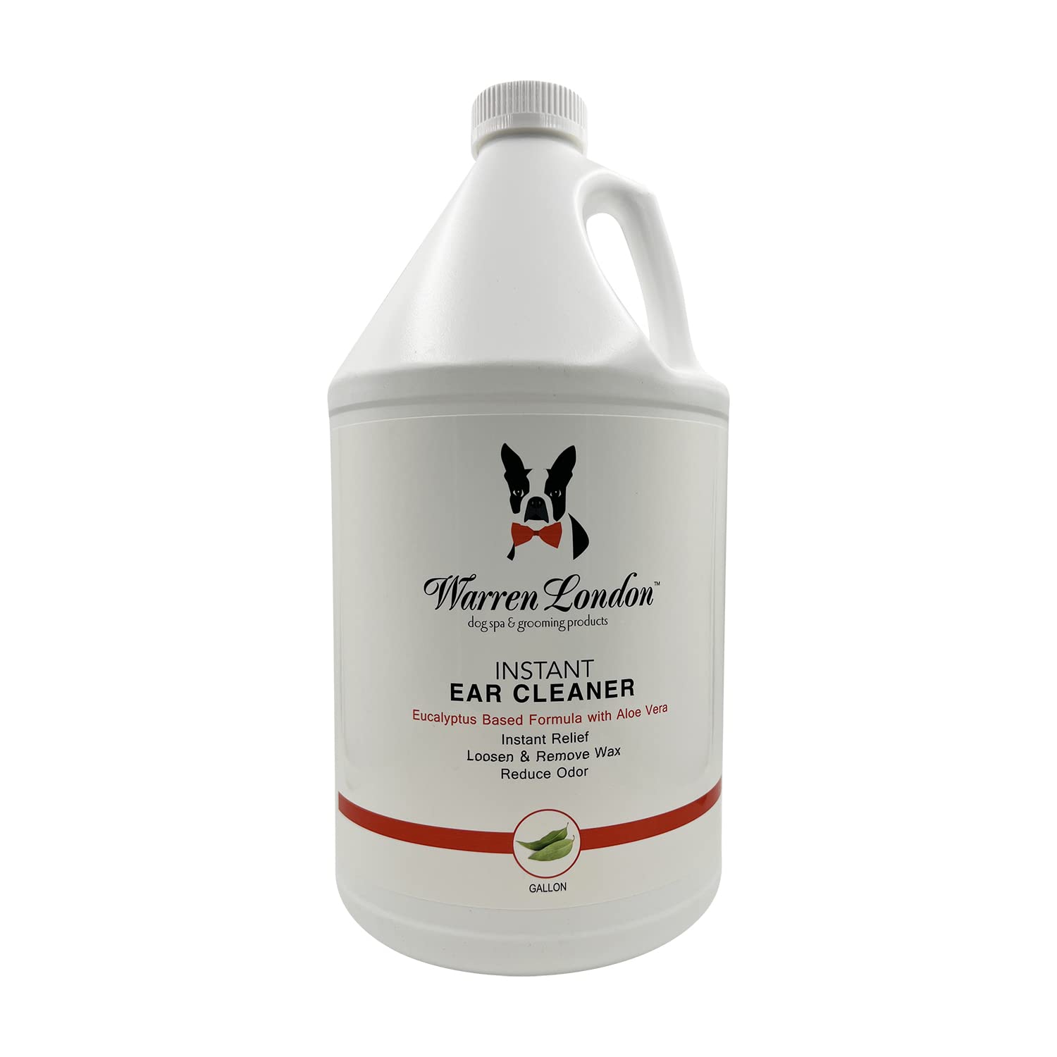 Warren London Instant Ear Cleaner 3.8L - Professional Pet Ear Cleaning Solution | Effective Earwax Removal for Dogs and Cats | Gentle and Soothing Formula