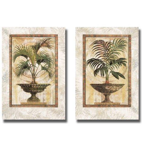 Artistic Home Gallery Tropics I & II by John Butler 2-pc Premium Stretched Canvas Set (Ready to Hang)