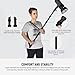 NEEWER 7.5ft/230cm Boom Pole Stand, Portable Telescopic Aluminum Handheld Light Stand with 1/4