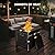 hykolity 28 inch Fire Pit Table, 50000 BTU Patio Heater, 2 in 1 Outdoor Gas Fire Pit with Removable Lid & Lava Stone, CSA-Certified for Gas Fire Pit, Deck Garden Backyard