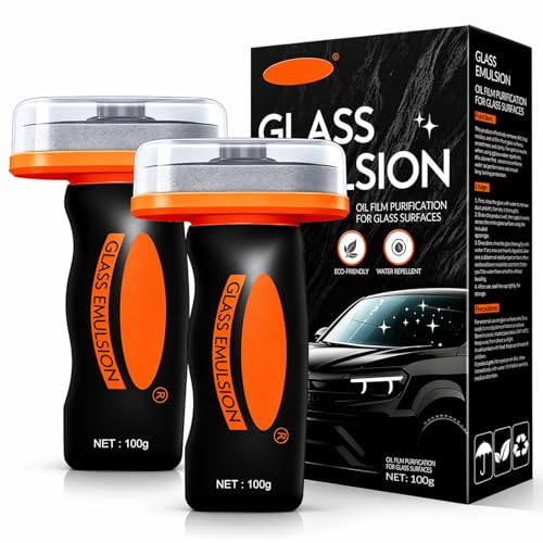 HLOBNI Glass Emulsion Cleaner & Glass Oil Film Remover for