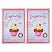 ULTECHNOVO Retro Sztuki Plakietka Emaliowana Vintage Metal Zaloguj Cupcake Tablice Plakat Płyta Fast Food Sklep Dekoracyjne Znak Ściana Dekoracji Kraju Styl 2 Sztuk
