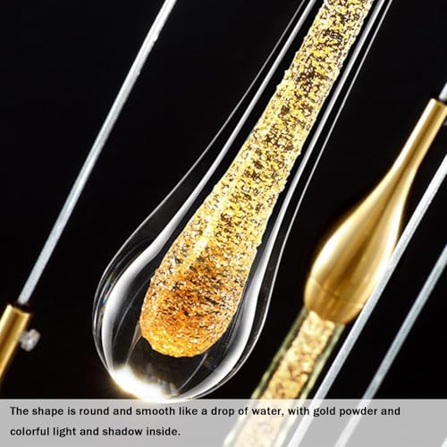 Luz de pared comedor LED cristal moderna aplique bronce con interruptor regulable 3