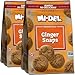 KA-ME Mi-Del Ginger Snaps Cookies - Authentic Flavor - Crunchy Cookies - Non-GMO Certified, 0g Trans Fat - Healthy Cookie Snack - 10oz (Pack of 2)