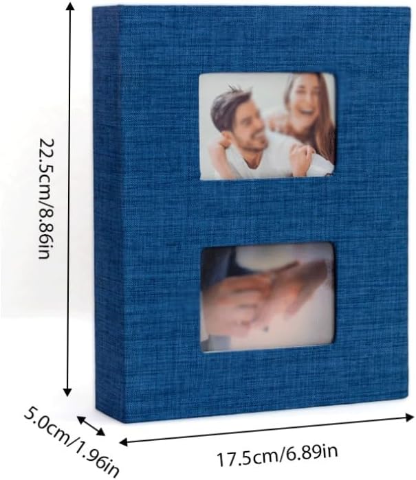 Fabric Covered Insert Photo Album Family Memorial Book Storage Cover