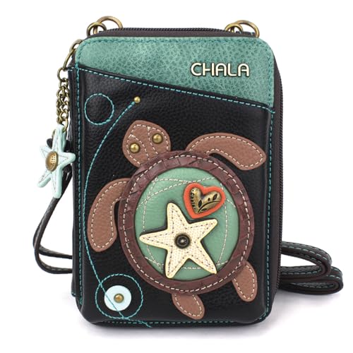 Image of CHALA Wallet Crossbody Cell Phone Purse - Women Faux Leather Multicolor Handbag with Adjustable Strap