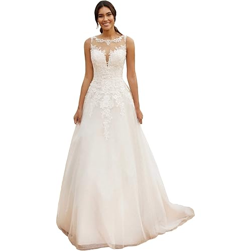 WaterDress Beach Wedding Dresses for Bride 2023 Lace Boho Bridal Wedding Gowns WDW002