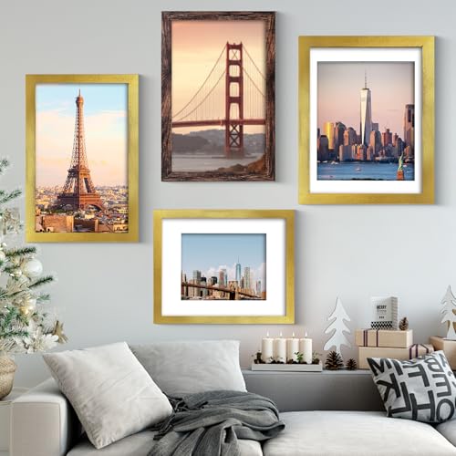 Image of LUCKYLIFE 16x24 Frame in Gold, Gallery Frame for Wall Mounting, 2 Pack
