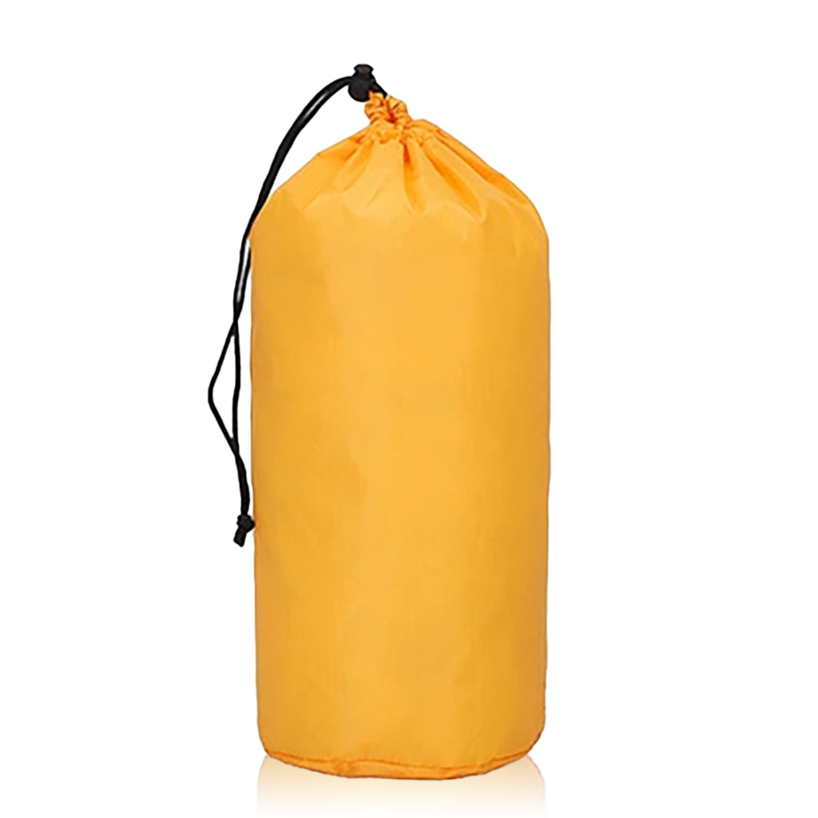 FILOEEX Compression Stuff Sack for Sleeping Bag,Waterproof Compression Drawstring Dust Flap Bag,Lightweight Compression Bags for Sleeping Bag,Clothes Storage,Travel,Camping,Outdoor (Orange, L)