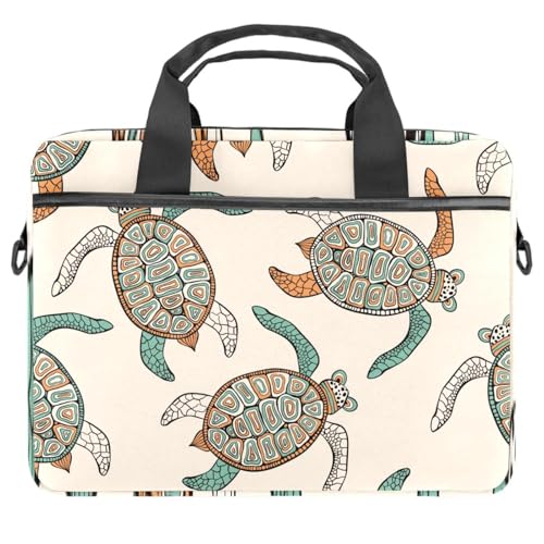 Sac ordinateur 13-14.5 pouces tortue marine pour femme et homme