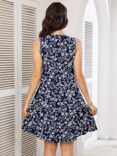 Image of Heymoments Women Sleeveless Summer Beach Dresses with Pockets