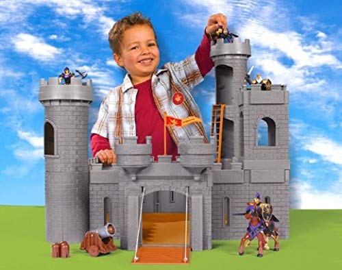 Simba 104355145 - Superplay Klassiche Ritterburg 56 x 56 x 53 cm – Bild 4