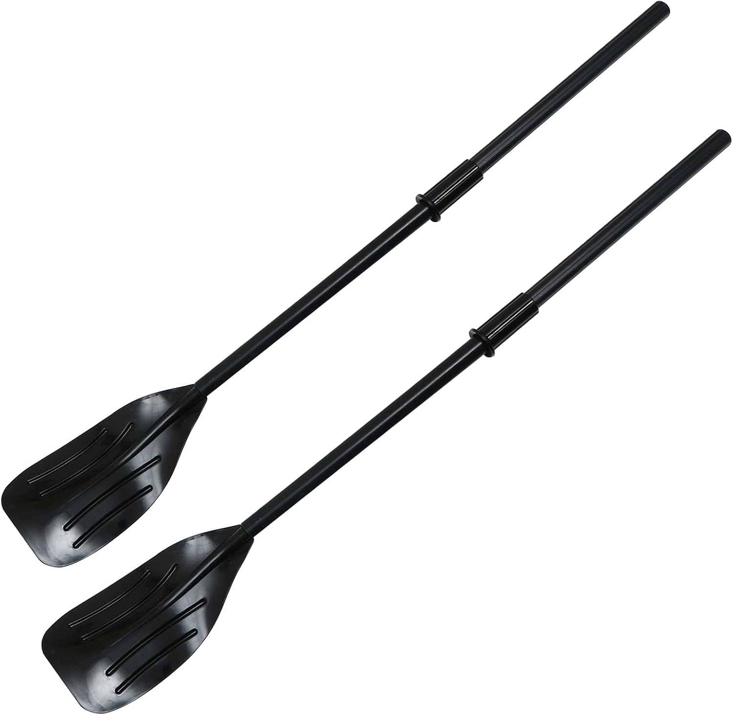 BESPORTBLE 1 Pair Kayak Paddle French Style Plastic Oars Detachable Shaft Kayaking Boating Oar with Paddle for Boat Kayak Jet Ski Paddle Boat Black BESPORTBLE 1 Pair Kayak Paddle French Style Plastic Oars Detachable Shaft Kayaking Boating Oar with Paddle for Boat Kayak Jet Ski Paddle Boat Black