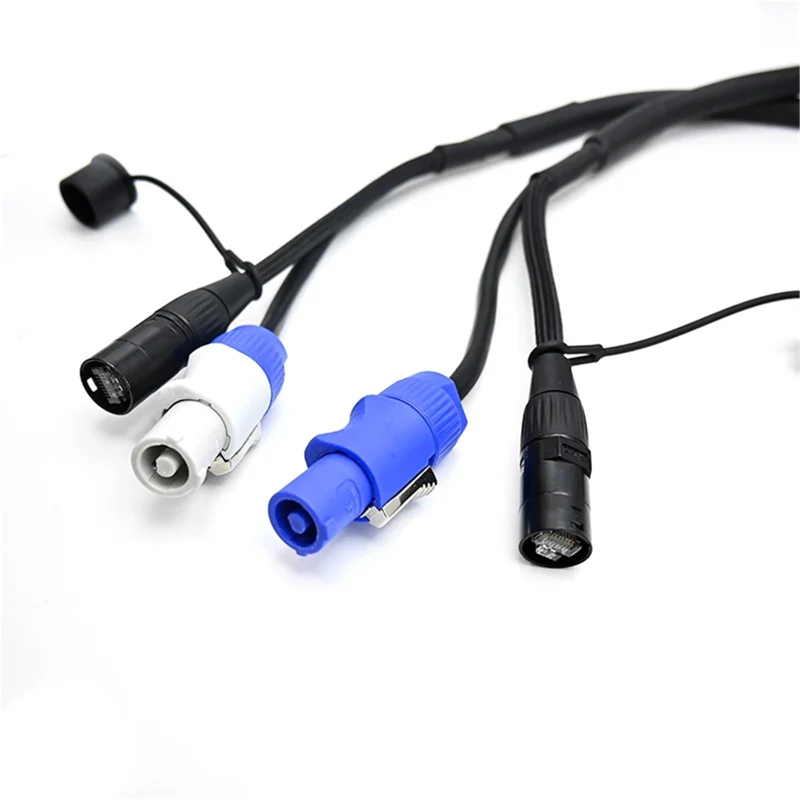Profesjonalny kabel kombi (1 m, 2 m, 3 m, 5 m) do oświetlenia, Ethernet, zasilania sieciowego i oświetlenia mobilnego (5 m)