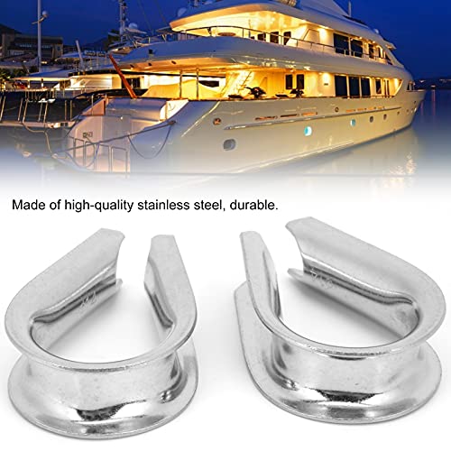 FUWE Dedal de cabo, dedal de corda de alta capacidade de carga ferrugem durável e para içamento para