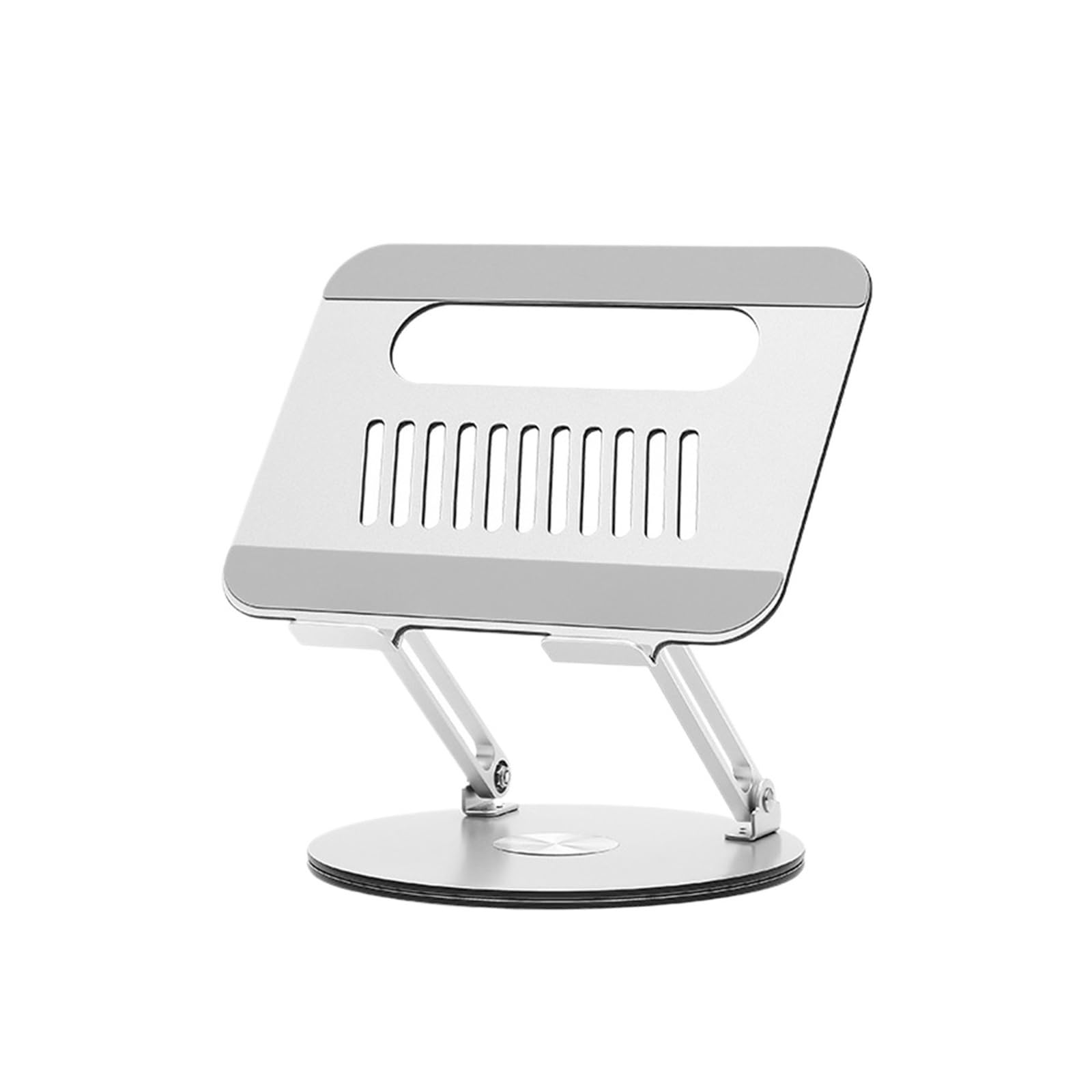 HIZON Supporto for Laptop con dissipazione del Calore Supporto for Notebook ruotabile a 360° Supporto in Alluminio sollevabile Compatibile con Supporto for Laptop da 9,7-17,3 Pollici