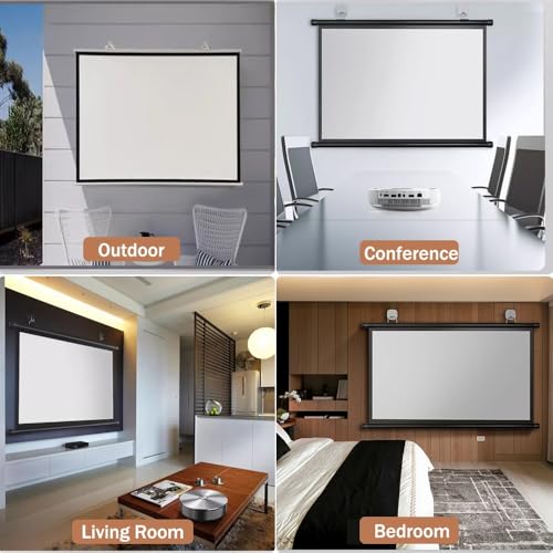 Pantalla Manual para Proyector 72" 16:9 miniatura 6