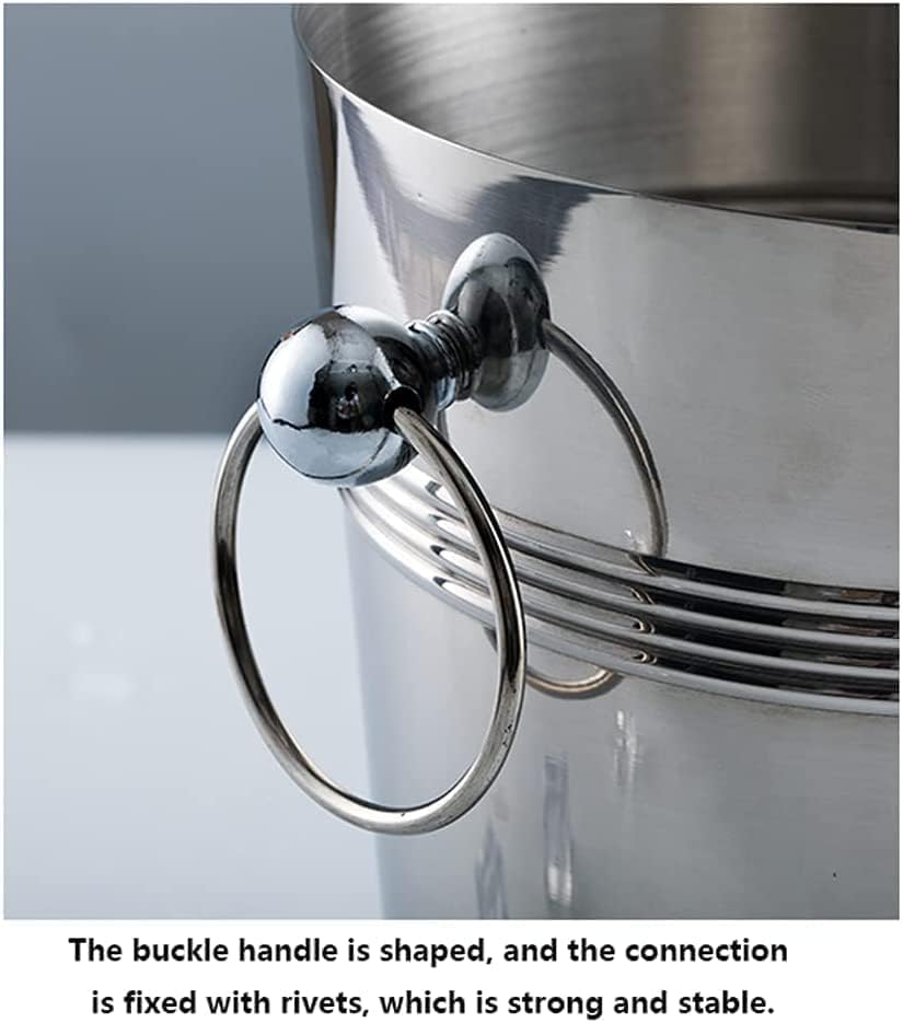 アイスバケット アイスタブ ステンレススチール アイスバケット 厚みのあるワインアイスバケツ クリエイティブアイスバケツ ワインバケ