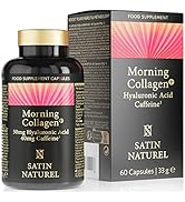 Marine Collagen with Hyaluronic Acid 550mg and 40mg Guarana Caffeine + Vitamin B12 + Chlorella - I...
