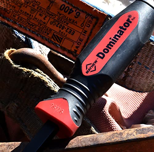 Image of Mayhew Tools 14119 Dominator Pro Pry Bar, 48 inch Curved, Red