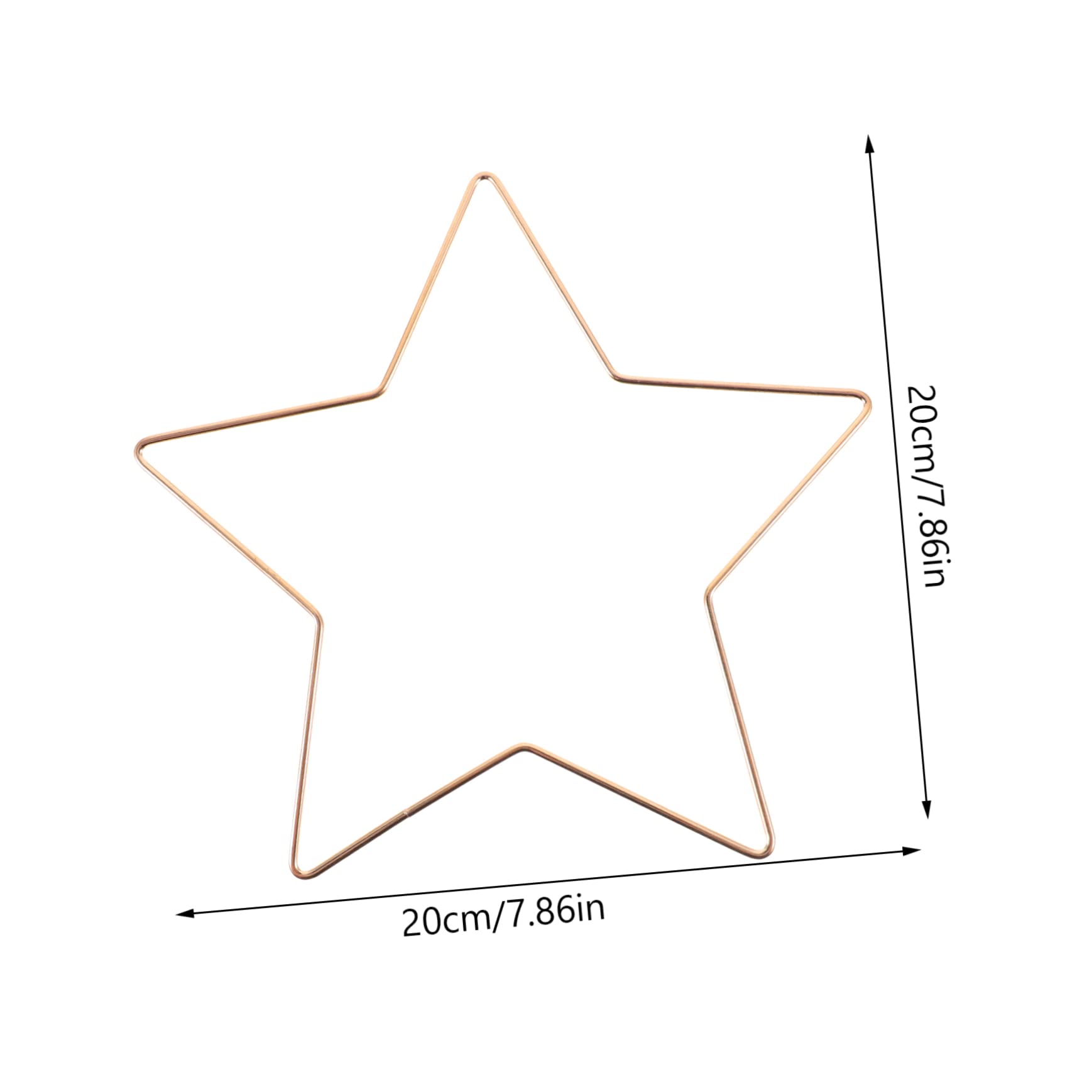 3Pcs Metal Dream Catcher Rings Macrame Craft Hoops for DIY Wall Hanging Star Moon Heart Shapes for Floral Wreaths Plant Hangers Home Decor