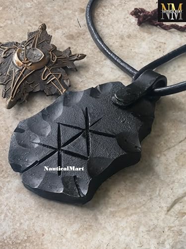 Protection Rune, Forged Iron Rune, Viking Rune, Rune Pendant, Bind Rune Pendant, Nordic Necklace Jwelery3