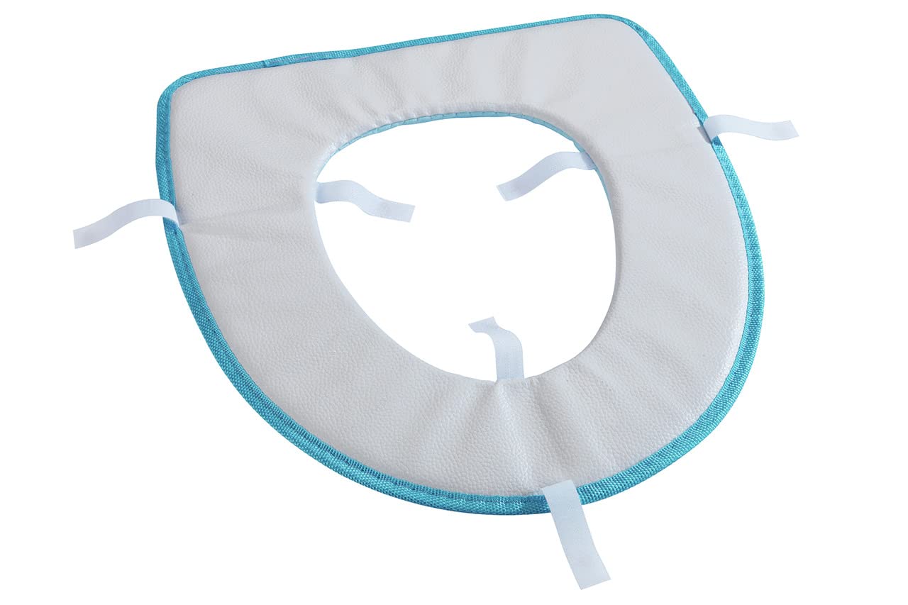 WENKO Poduszka na deskę sedesową Memory Foam niebieska