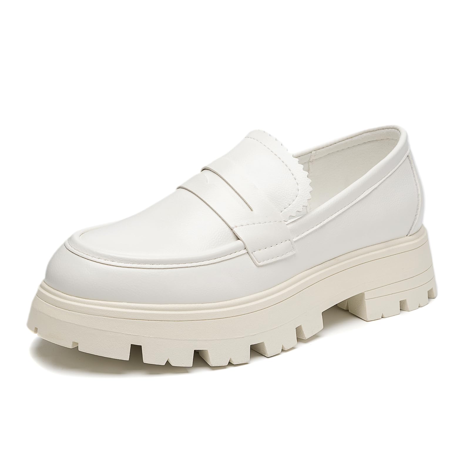CestfiniPlatform Chunky Loafers for Women