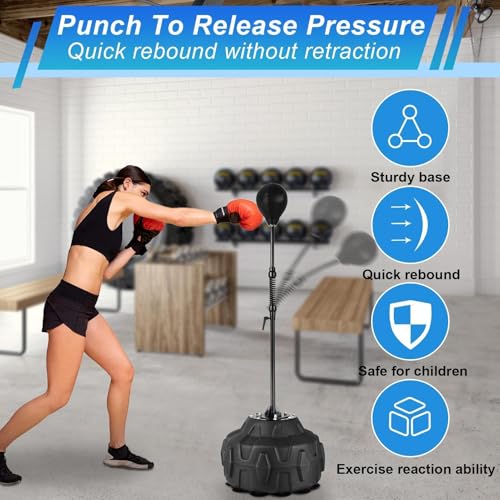 Cobras Reflex Bag Boxing Speed Bag with Stand